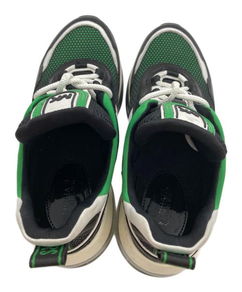 MICHAEL KORS（マイケル・コース）MICHAEL KORS (マイケルコース) OLYMPIA エクストリーム スニーカー / 厚底スニーカー / ローカットスニーカー  ブラック×グリーン サイズ:7Ｍの古着・服飾アイテム