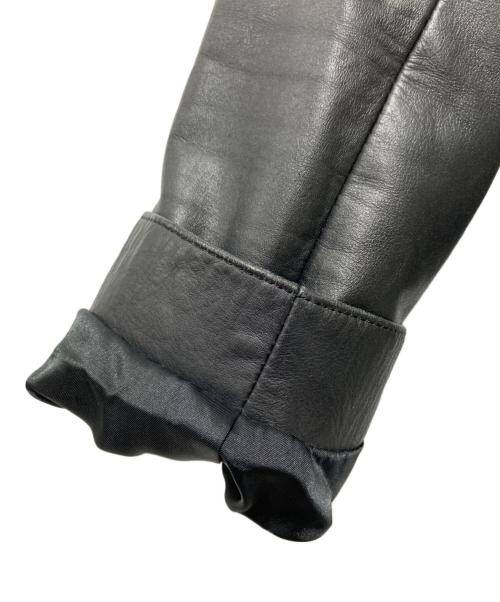 BURBERRY BLACK LABEL（バーバリーブラックレーベル）BURBERRY BLACK LABEL (バーバリーブラックレーベル) ノバチェックライナーダブルライダースジャケット ブラック サイズ:Mの古着・服飾アイテム