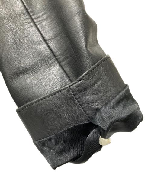 BURBERRY BLACK LABEL（バーバリーブラックレーベル）BURBERRY BLACK LABEL (バーバリーブラックレーベル) ノバチェックライナーダブルライダースジャケット ブラック サイズ:Mの古着・服飾アイテム