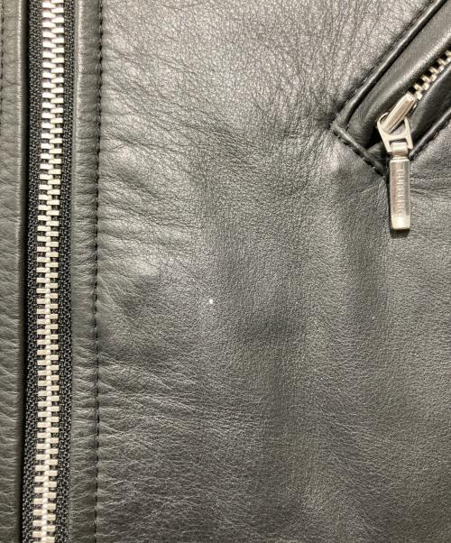 BURBERRY BLACK LABEL（バーバリーブラックレーベル）BURBERRY BLACK LABEL (バーバリーブラックレーベル) ノバチェックライナーダブルライダースジャケット ブラック サイズ:Mの古着・服飾アイテム