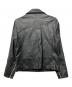 BURBERRY BLACK LABEL (バーバリーブラックレーベル) ノバチェックライナーダブルライダースジャケット ブラック サイズ:M：25000円