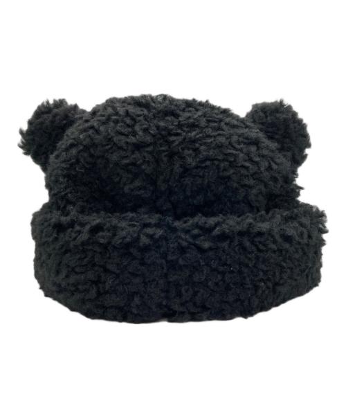 BASICKS（ベイシックス）BASICKS (ベイシックス) Bear Beanie / ベア ビーニー ブラックの古着・服飾アイテム
