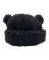 BASICKS (ベイシックス) Bear Beanie / ベア ビーニー ブラック：9000円