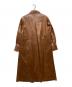 Ameri (アメリ) CRASH FAKE LEATHER COAT クラッシュフェイクレザーコート ブラウン サイズ:M：22000円