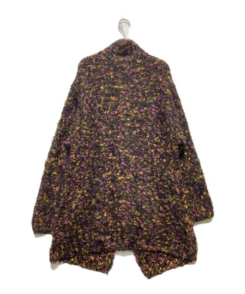 Ameri（アメリ）Ameri (アメリ) ツイードコート / ニットコート ブラック サイズ:FREEの古着・服飾アイテム
