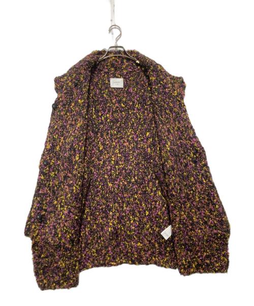 Ameri（アメリ）Ameri (アメリ) ツイードコート / ニットコート ブラック サイズ:FREEの古着・服飾アイテム