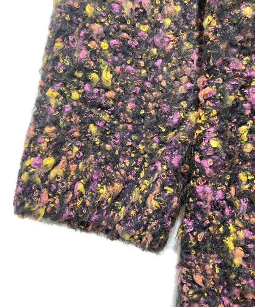 Ameri（アメリ）Ameri (アメリ) ツイードコート / ニットコート ブラック サイズ:FREEの古着・服飾アイテム