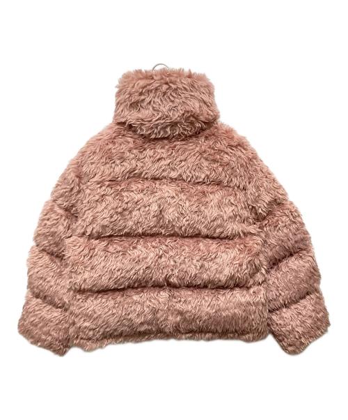 Acne studios（アクネ ストゥディオズ）Acne studios (アクネ ストゥディオス) FAUX FUR DOWN JACKET ピンク サイズ:３０の古着・服飾アイテム