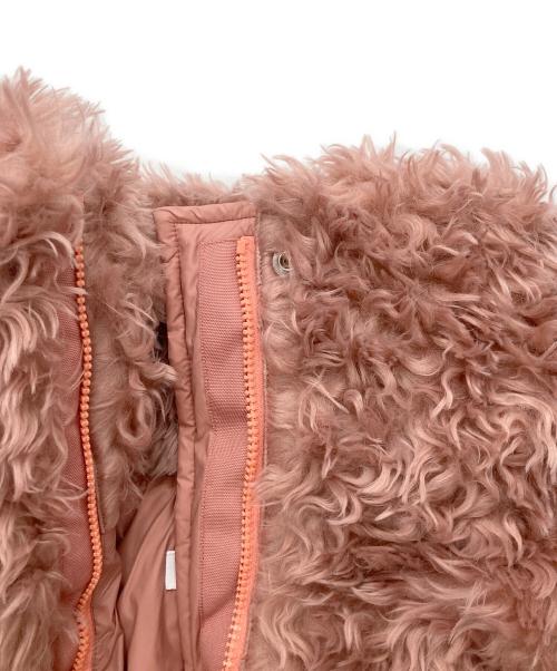 Acne studios（アクネ ストゥディオズ）Acne studios (アクネ ストゥディオス) FAUX FUR DOWN JACKET ピンク サイズ:３０の古着・服飾アイテム