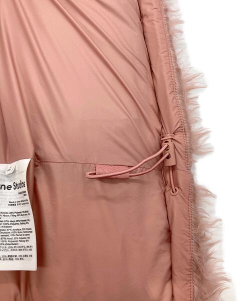 Acne studios（アクネ ストゥディオズ）Acne studios (アクネ ストゥディオス) FAUX FUR DOWN JACKET ピンク サイズ:３０の古着・服飾アイテム