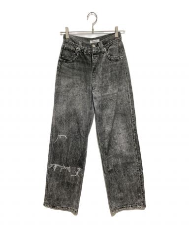 中古・古着通販】Ameri (アメリ) TROMPE L′OEIL DENIM PANTS グレー