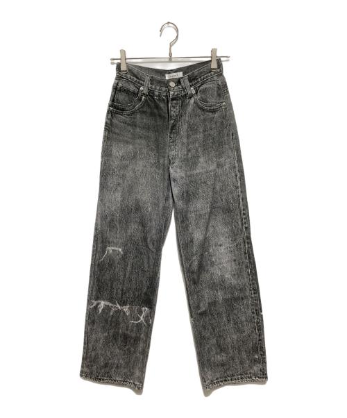 Ameri（アメリ）Ameri (アメリ) TROMPE L′OEIL DENIM PANTS グレー サイズ:25の古着・服飾アイテム