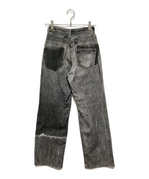 Ameri（アメリ）Ameri (アメリ) TROMPE L′OEIL DENIM PANTS グレー サイズ:25の古着・服飾アイテム