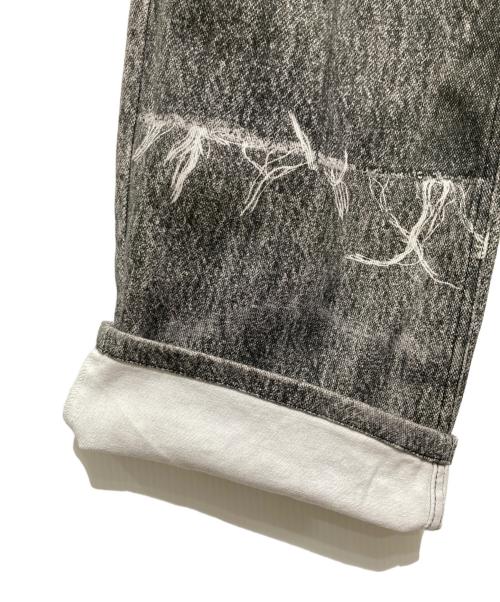 Ameri（アメリ）Ameri (アメリ) TROMPE L′OEIL DENIM PANTS グレー サイズ:25の古着・服飾アイテム