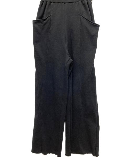 Ameri（アメリ）Ameri (アメリ) SWEAT EASY ROMPERS ブラック サイズ:Ｓの古着・服飾アイテム