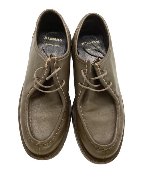 KLEMAN（クレマン）KLEMAN (クレマン) Uチップシューズ カーキ サイズ:41の古着・服飾アイテム