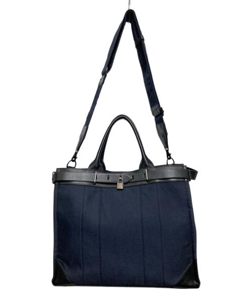 PORTER（ポーター）PORTER (ポーター) FORK 2WAY TOTE BAG ネイビーの古着・服飾アイテム