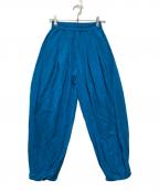 OMMOオーエムエムオー）の古着「TUCK BALLOON PT」｜ブルー