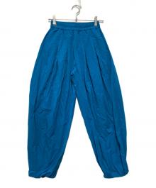 OMMO（オーエムエムオー）の古着「TUCK BALLOON PT」｜ブルー