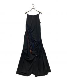 UN3D.（アンスリード）の古着「color code gather cami op」｜ブラック