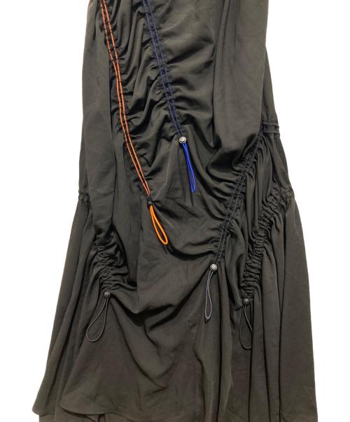 UN3D.（アンスリード）UN3D. (アンスリード) color code gather cami op ブラック サイズ:Mの古着・服飾アイテム