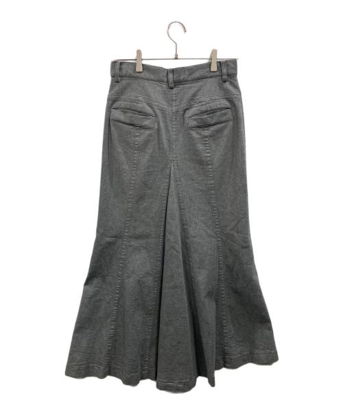 STUDIOUS（ステュディオス）STUDIOUS (ステュディオス) Back Flare Denim SK グレー サイズ:Mの古着・服飾アイテム