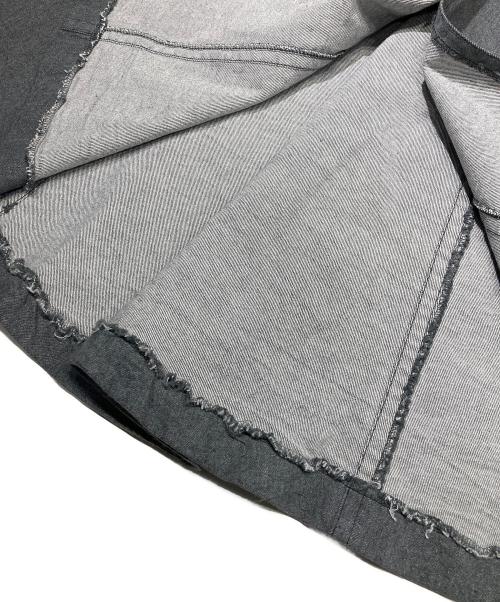 STUDIOUS（ステュディオス）STUDIOUS (ステュディオス) Back Flare Denim SK グレー サイズ:Mの古着・服飾アイテム