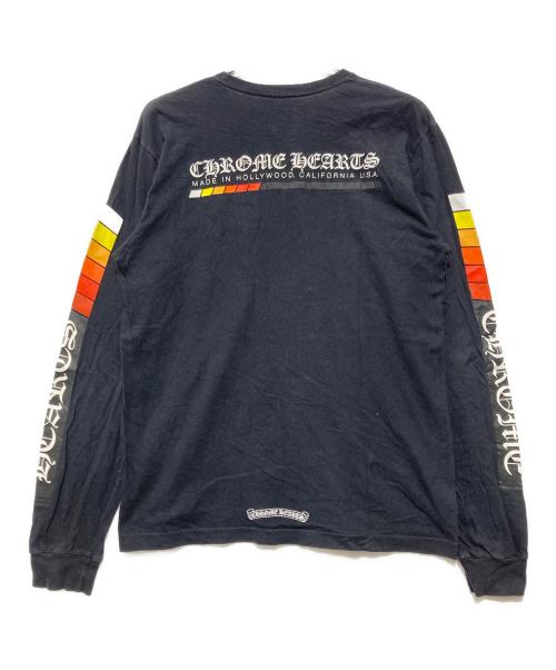 CHROME HEARTS（クロムハーツ）CHROME HEARTS (クロムハーツ) ネオンバーロゴL/Sカットソー ブラック サイズ:Lの古着・服飾アイテム