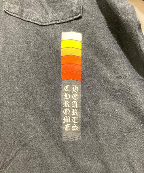 CHROME HEARTS（クロムハーツ）CHROME HEARTS (クロムハーツ) ネオンバーロゴL/Sカットソー ブラック サイズ:Lの古着・服飾アイテム