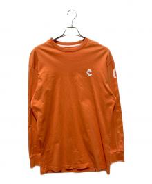 CRONOS（クロノス）の古着「長袖カットソー」｜オレンジ