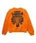 CHROME HEARTS (クロムハーツ) ダガープリントスウェット オレンジ サイズ:L：55000円