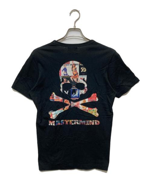 PLAY BOY（プレイボーイ）PLAY BOY (プレイボーイ) Mastermind JAPAN (マスターマインド ジャパン) THEATER8  TEE シアター8 半袖カットソー Tシャツ ブラック サイズ:Mの古着・服飾アイテム