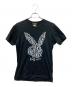 PLAY BOY（プレイボーイ）の古着「RHEATER 8 Tee」｜ブラック