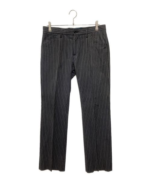 DOLCE & GABBANA（ドルチェ＆ガッバーナ）DOLCE & GABBANA (ドルチェ＆ガッバーナ) ストライプパンツ ブラウン サイズ:Ｌの古着・服飾アイテム