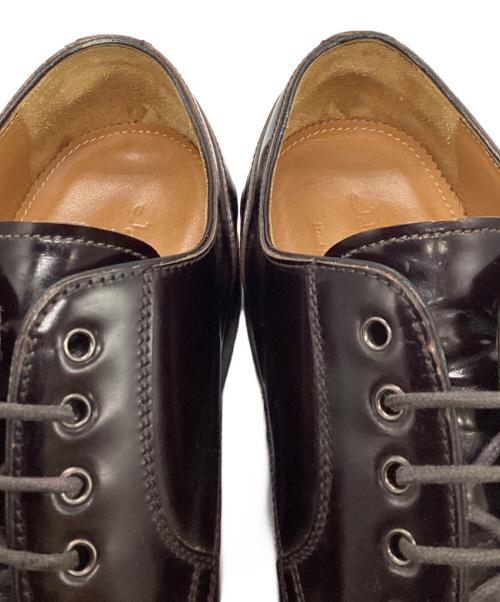 Jalan Sriwijaya（ジャランスリウァヤ）Jalan Sriwijaya (ジャランスリウァヤ) BORDO HI SHINE ハイシャインレザーUチップシューズ バーガンディー サイズ:7 1663の古着・服飾アイテム