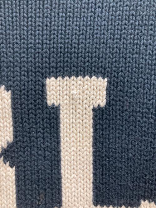 POLO RALPH LAUREN（ポロ・ラルフローレン）POLO RALPH LAUREN (ポロ・ラルフローレン) エルボーパッチRLロゴニット ブラック サイズ:XLの古着・服飾アイテム