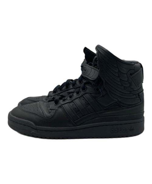 adidas（アディダス）adidas (アディダス) JEREMY SCOTT (ジェレミースコット) Forum Hi Wings 4.0 / フォーラム ハイ ウィングズ 4.0 ブラック サイズ:27㎝の古着・服飾アイテム