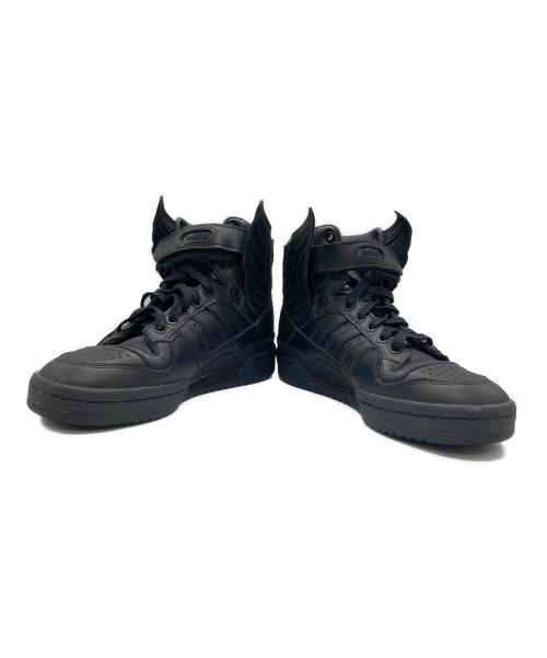 adidas（アディダス）adidas (アディダス) JEREMY SCOTT (ジェレミースコット) Forum Hi Wings 4.0 / フォーラム ハイ ウィングズ 4.0 ブラック サイズ:27㎝の古着・服飾アイテム