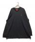 SUPREME（シュプリーム）の古着「24SS Small Box L/S Tee / 24SS スモールボックスロゴ長袖カットソー/ ロングスリーブカットソー」｜ブラック