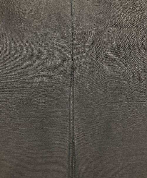 GUCCI（グッチ）GUCCI (グッチ) シルクリネンノースリーブワンピース ブラック サイズ:42の古着・服飾アイテム