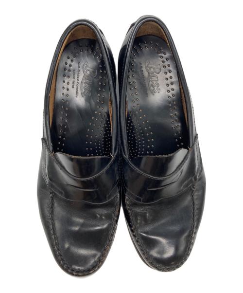 G.H.BASS（ジーエイチバス）G.H.BASS (ジーエイチバス) コインローファー ブラック サイズ:8の古着・服飾アイテム