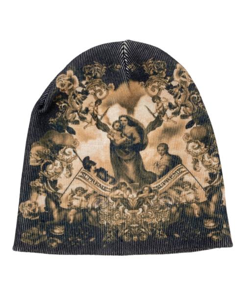 SUPREME（シュプリーム）SUPREME (シュプリーム) Heavenly Beanie ブラック×ブラウンの古着・服飾アイテム