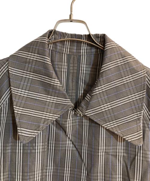 Name.（ネーム）Name. (ネーム) チェックトレンチコート グレー サイズ:2の古着・服飾アイテム