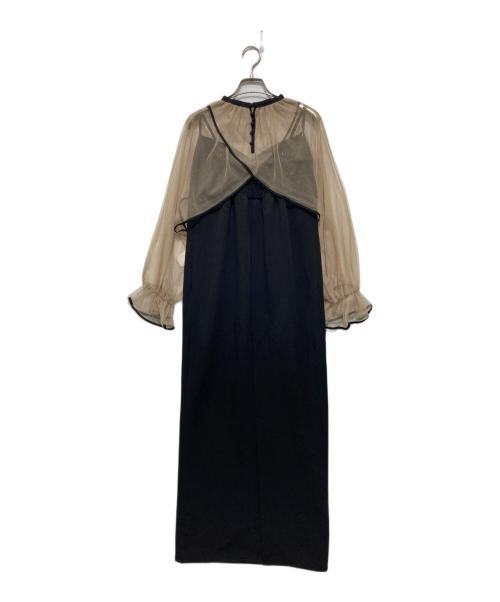 Ameri（アメリ）AMERI (アメリ) MANY WAY AIRY VEIL DRESS ベージュ サイズ:FREEの古着・服飾アイテム