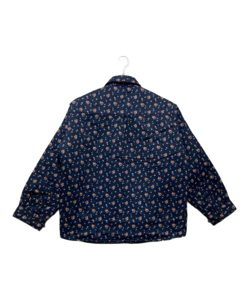 PERVERZE（パーバーズ）PERVERZE (パーバーズ) Puffer Sirts / パファーシャツ / 中綿シャツ ジャケット ネイビー サイズ:FREEの古着・服飾アイテム