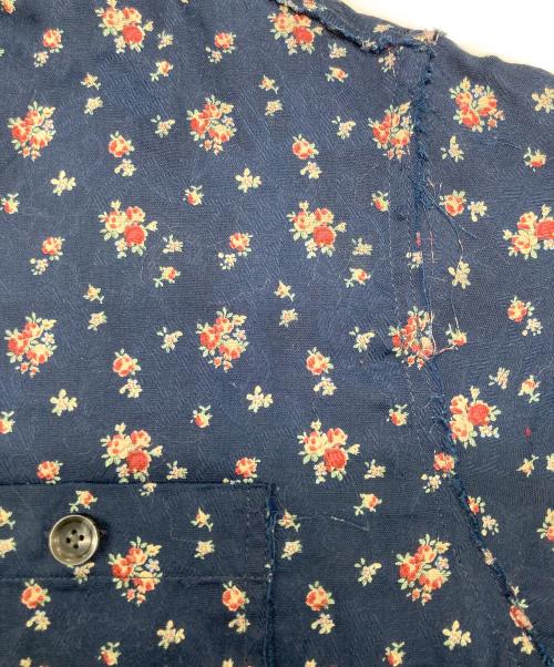 PERVERZE（パーバーズ）PERVERZE (パーバーズ) Puffer Sirts / パファーシャツ / 中綿シャツ ジャケット ネイビー サイズ:FREEの古着・服飾アイテム