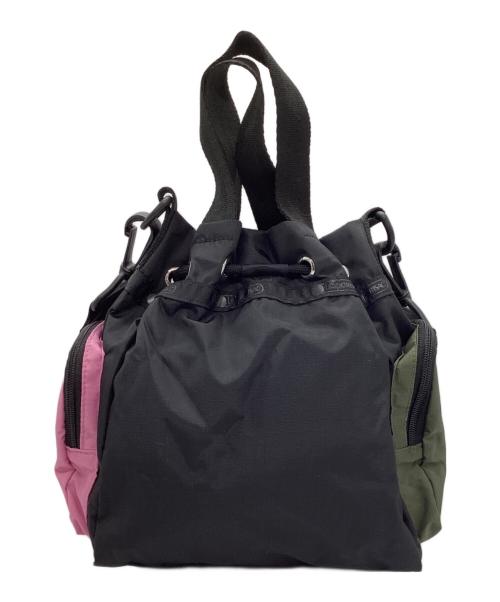 LeSportsac（レスポートサック）LESPORTSAC (レスポートサック) AMERI (アメリ) ショルダーバッグ ピンク×カーキの古着・服飾アイテム