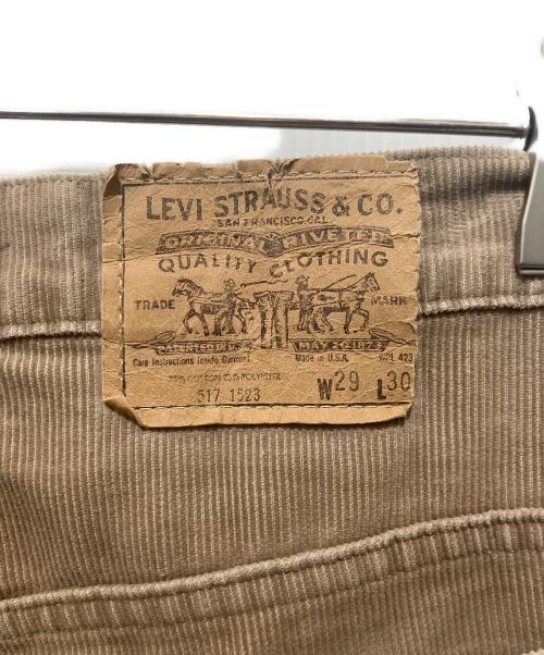 LEVI'S（リーバイス）LEVI'S (リーバイス) 80’s 517コーデュロイパンツ ブラウン サイズ:W29L30の古着・服飾アイテム