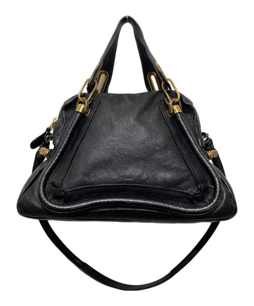 Chloe（クロエ）Chloe (クロエ) パラティ / 2WAYハンドバッグ ブラックの古着・服飾アイテム