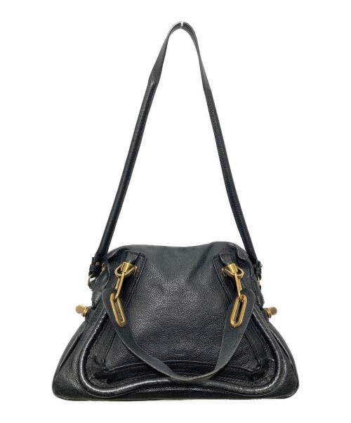 Chloe（クロエ）Chloe (クロエ) パラティ / 2WAYハンドバッグ ブラックの古着・服飾アイテム